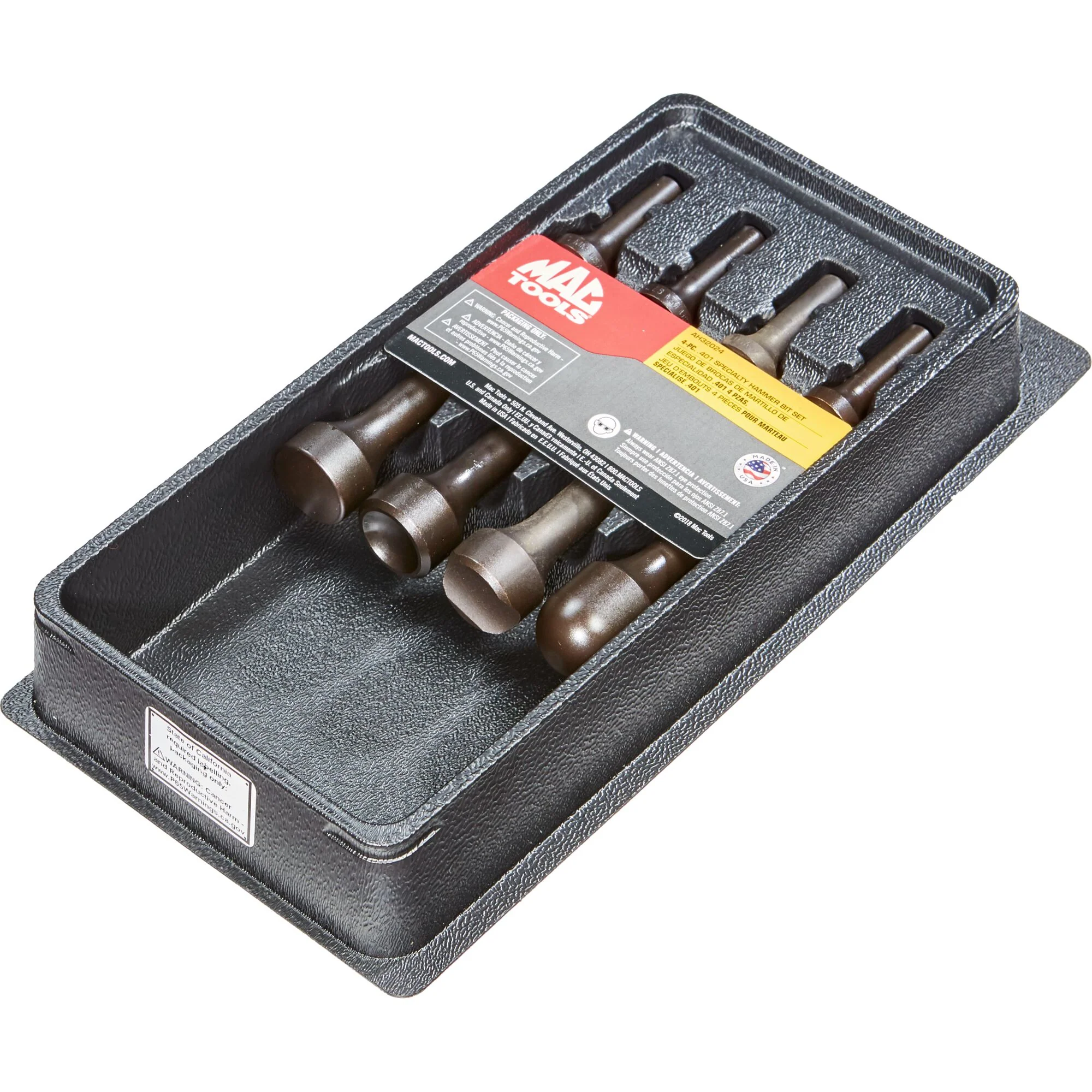 4-PC. .401 Shank Specialty Hammer Bit Set - Image 2
