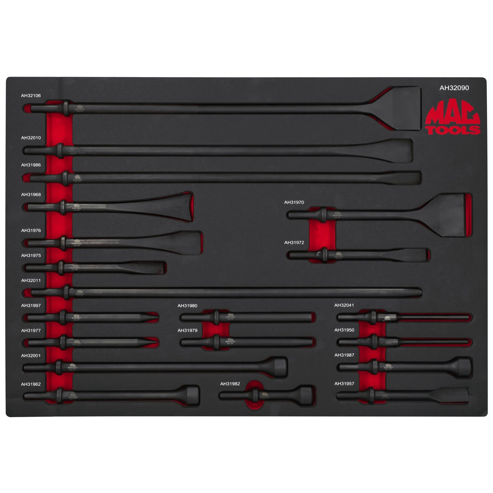 20-PC. Master Pneumatic Bit Set - Image 3