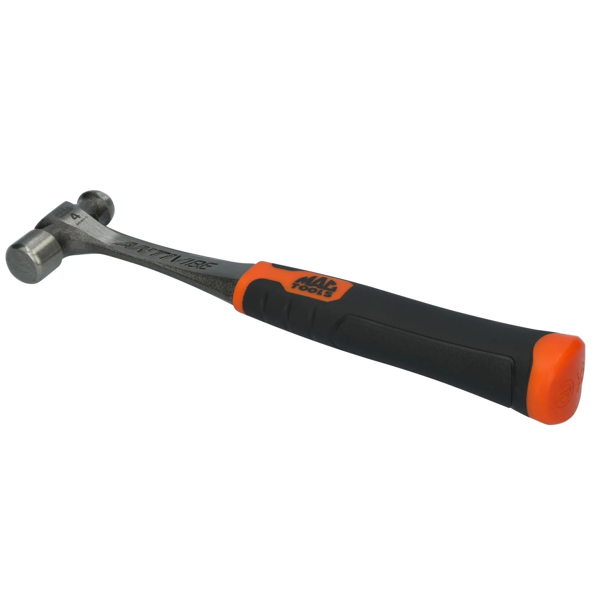 4 oz. Anti-Vibe® Ball Peen Hammer - Hi-Vis Orange - Image 2