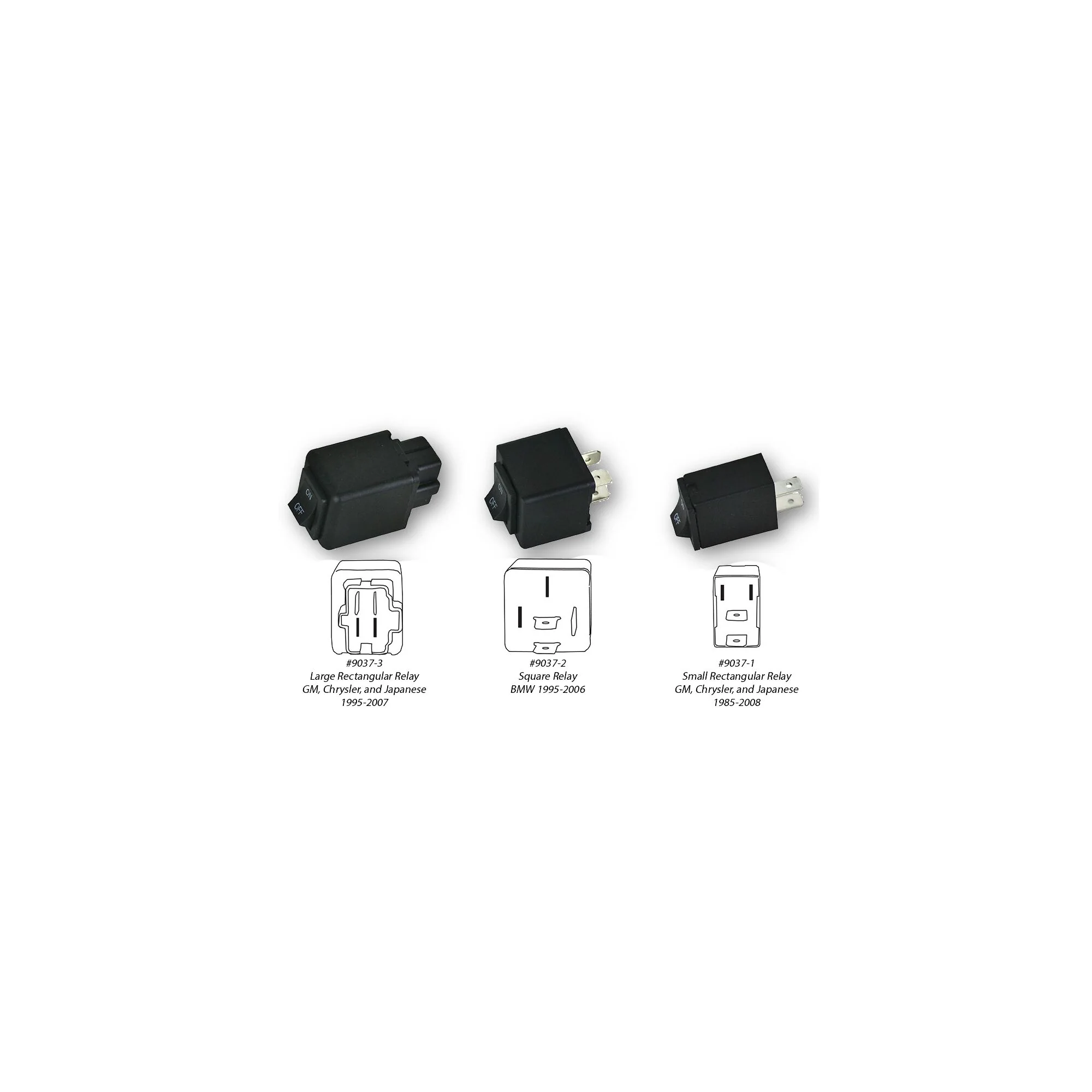 3-PC. Relay Bypass Switch Set II - Image 2