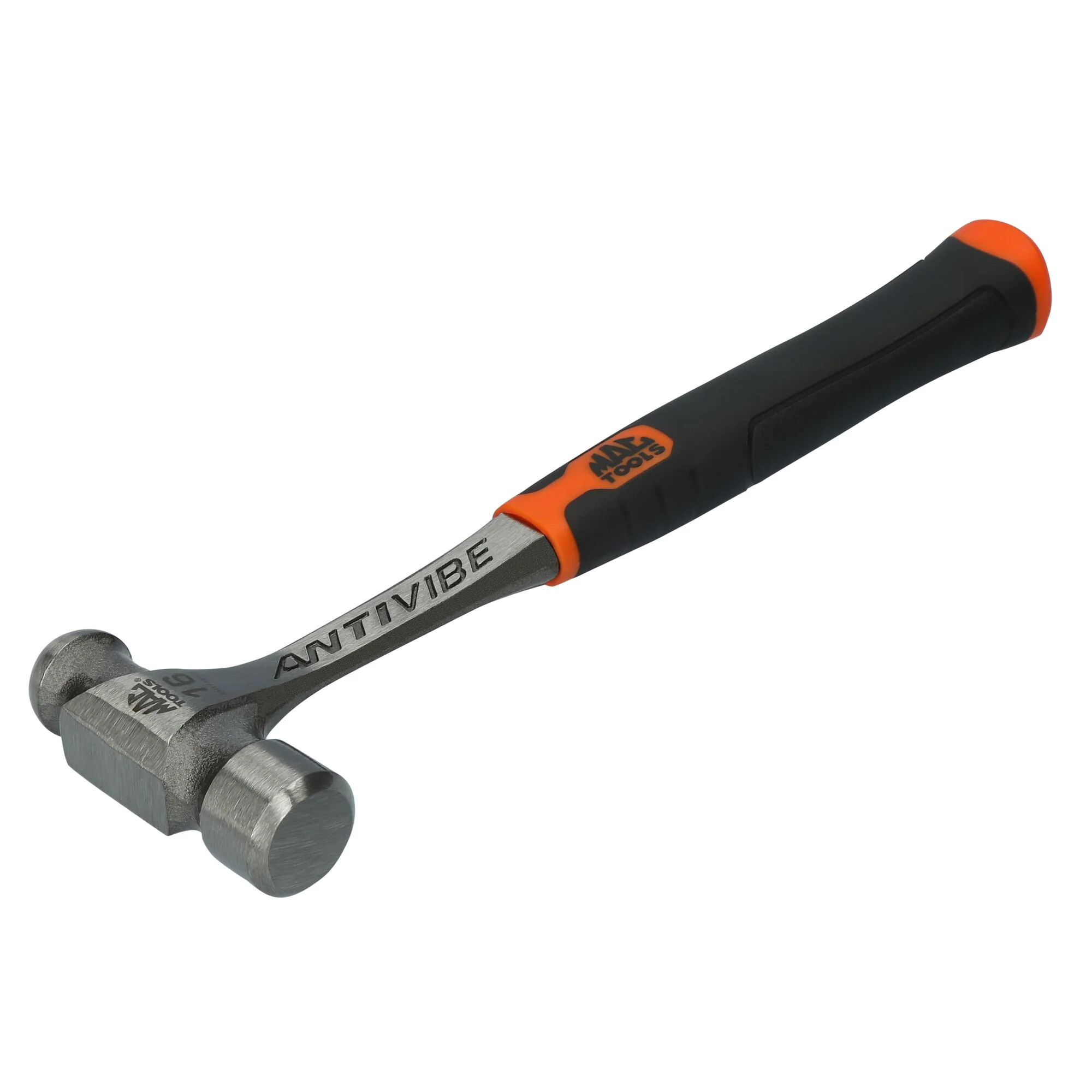 16 oz. Anti-Vibe® Ball Peen Hammer - Hi-Vis Orange - Image 2
