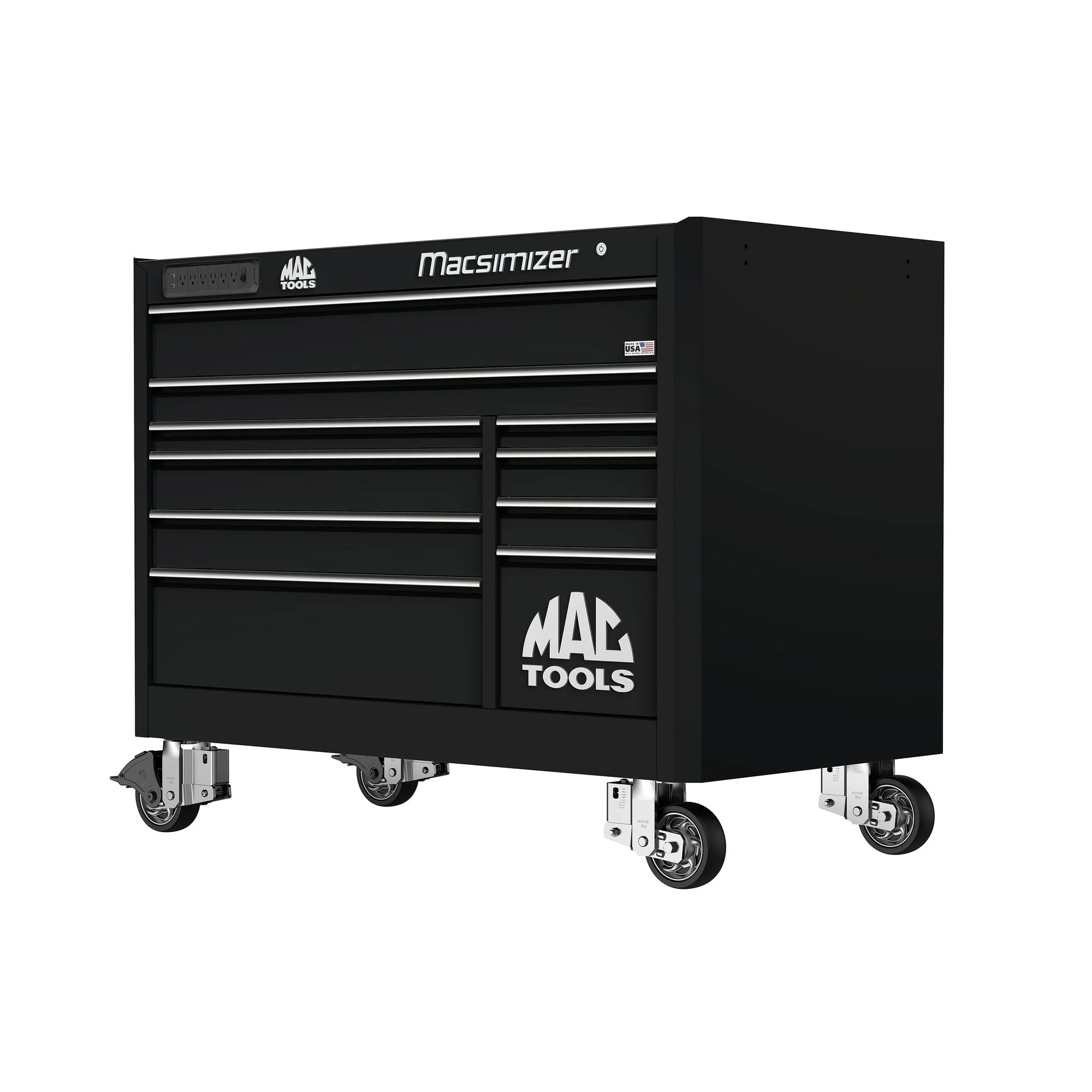 Macsimizer® 10-Drawer Workstation - Galaxy Black - Image 2