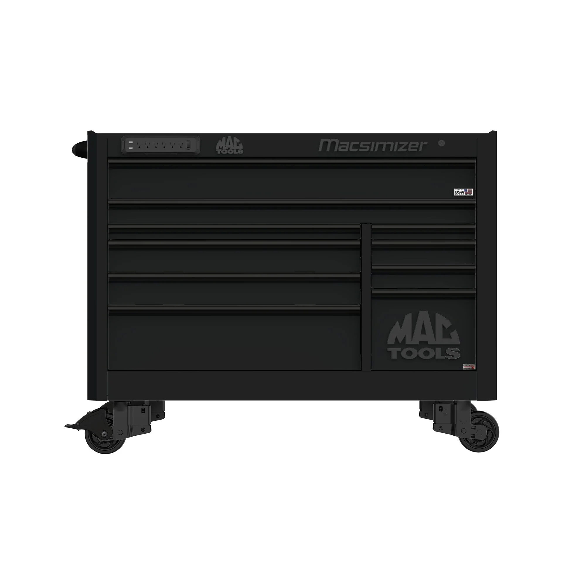 Macsimizer® 10-Drawer Workstation - Flat Black - Image 4
