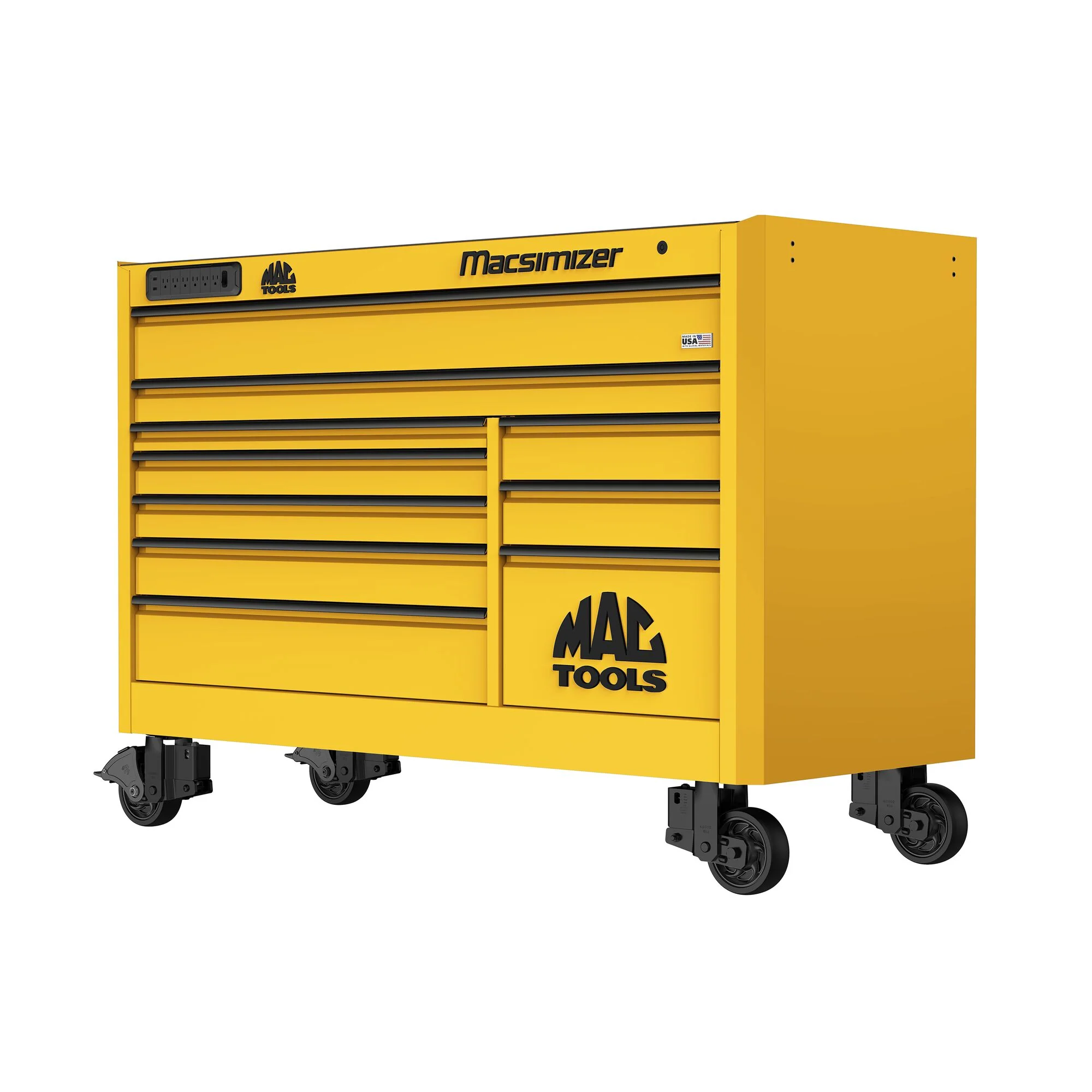Macsimizer® 10-Drawer Workstation - Sunburst Yellow - Image 2