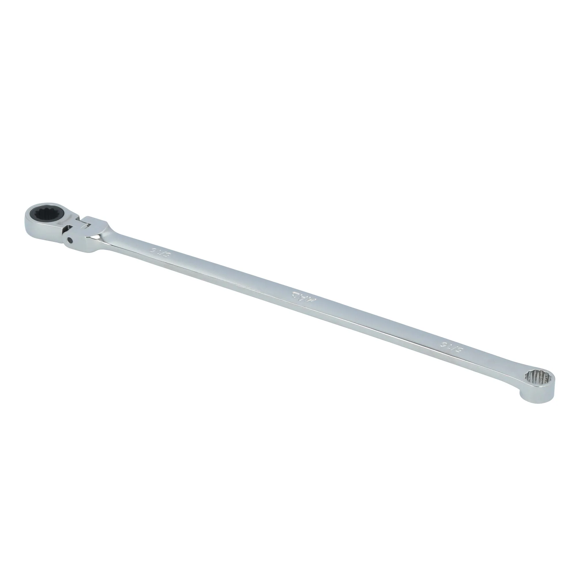 5/16" XL Double Box Flex Head Ratcheting Wrench - 12 pt. - Image 2