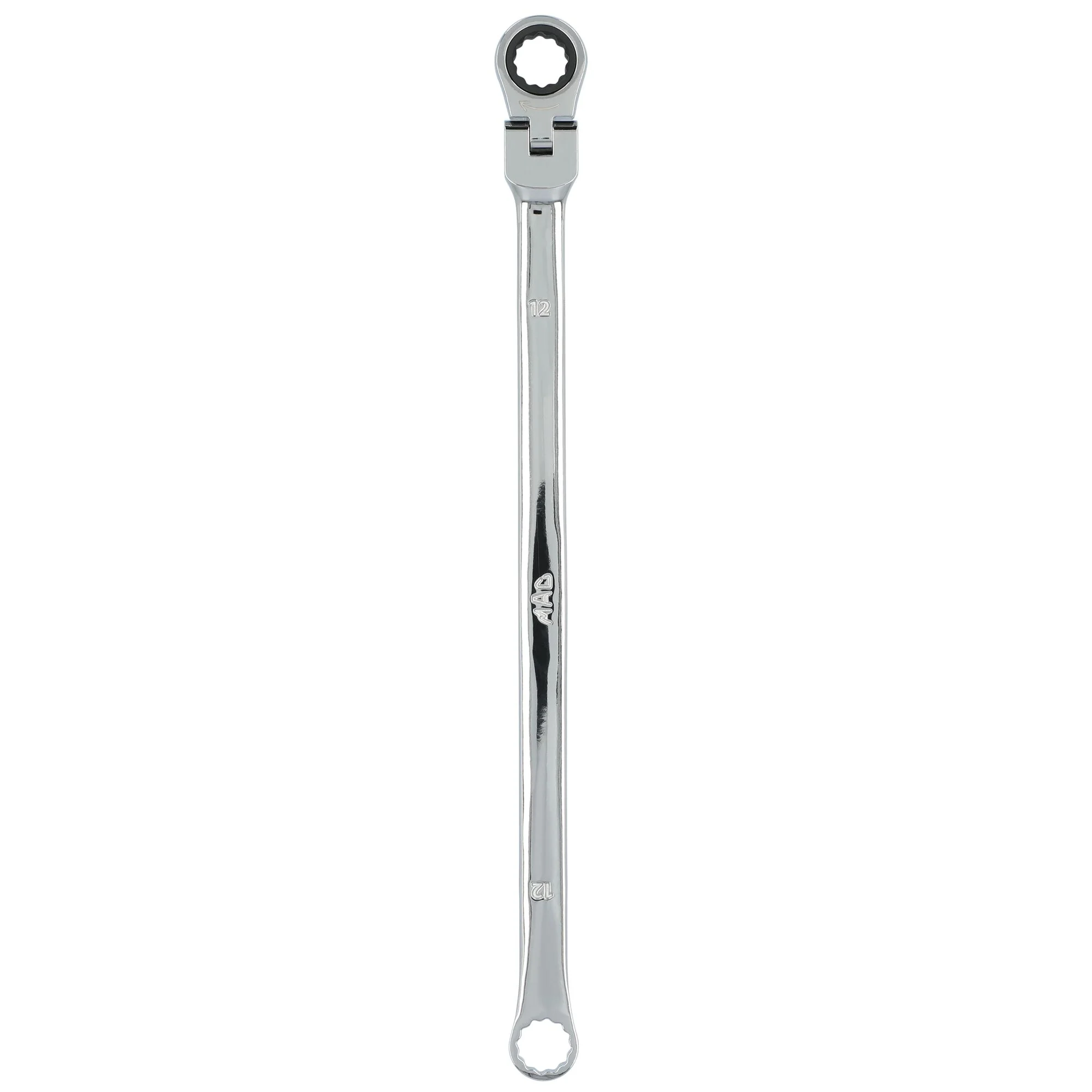 12mm XL Double Box Flex Head Ratcheting Wrench - 12 pt. - Image 3