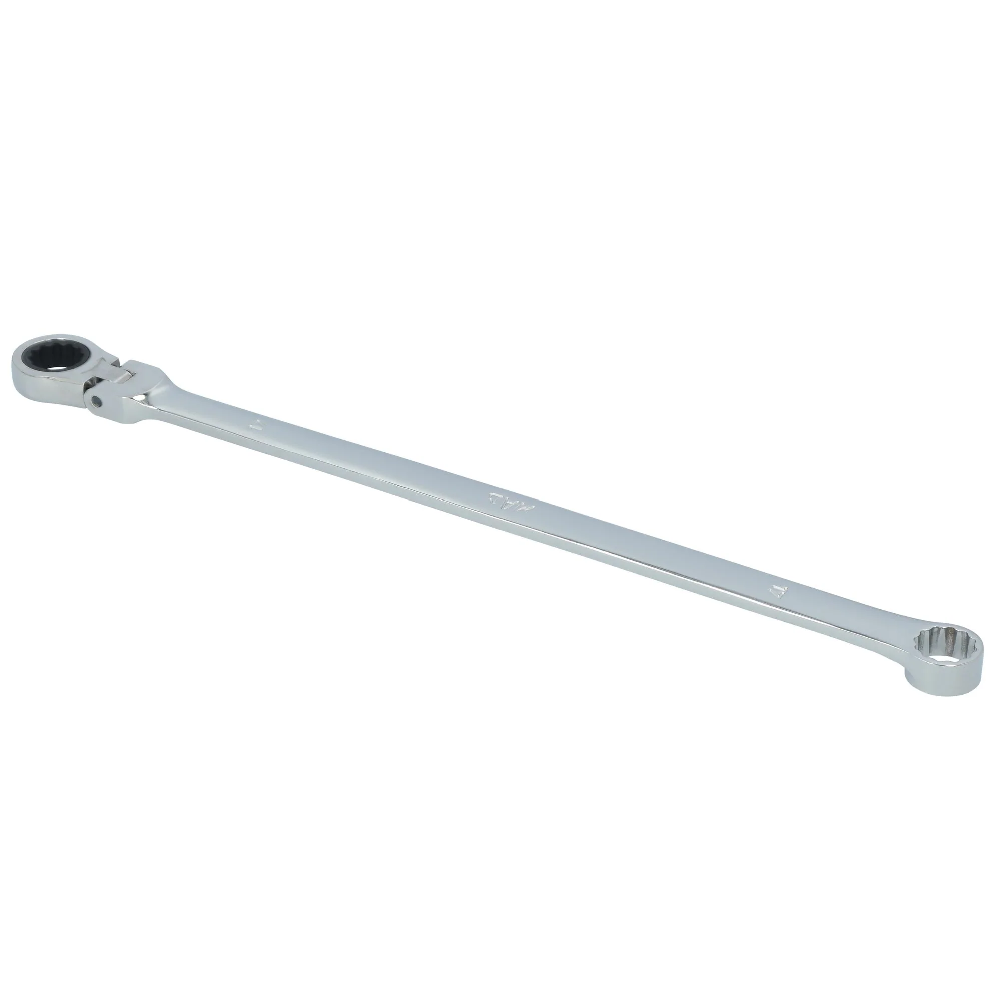 17mm XL Double Box Flex Head Ratcheting Wrench - 12 pt.