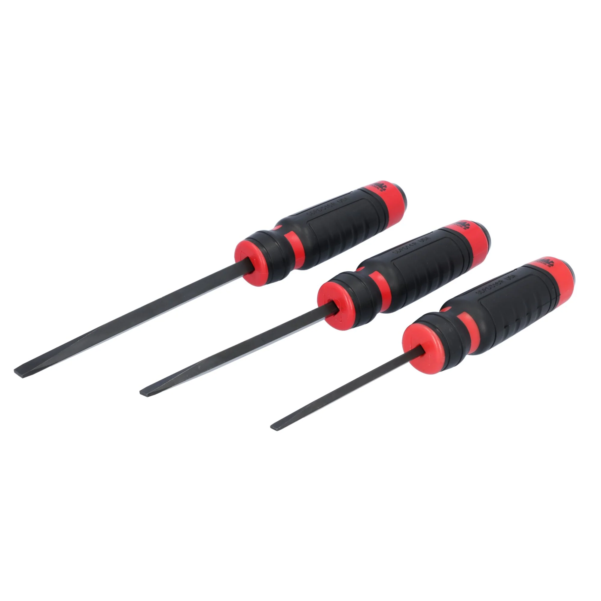 3-PC. Strikable Prying Screwdriver Set - Red - Image 2