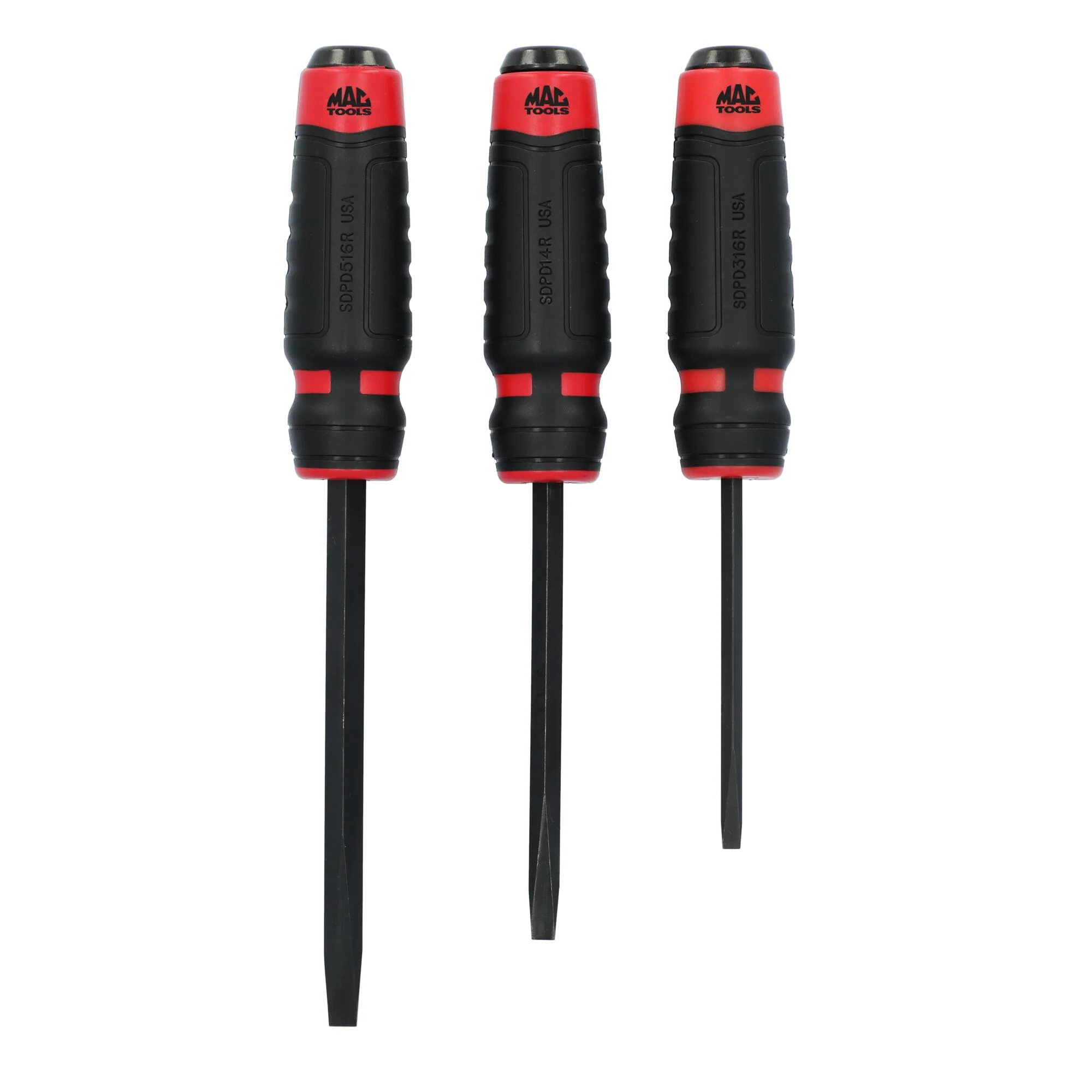 3-PC. Strikable Prying Screwdriver Set - Red - Image 3