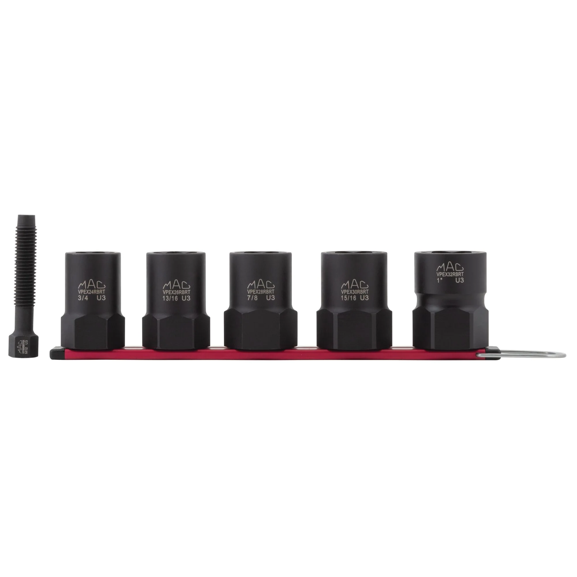 5-PC. 1/2" Drive R.B.R.T™ SAE Impact Foreign Object Removal (FOR) Extractor Socket Set - Image 2