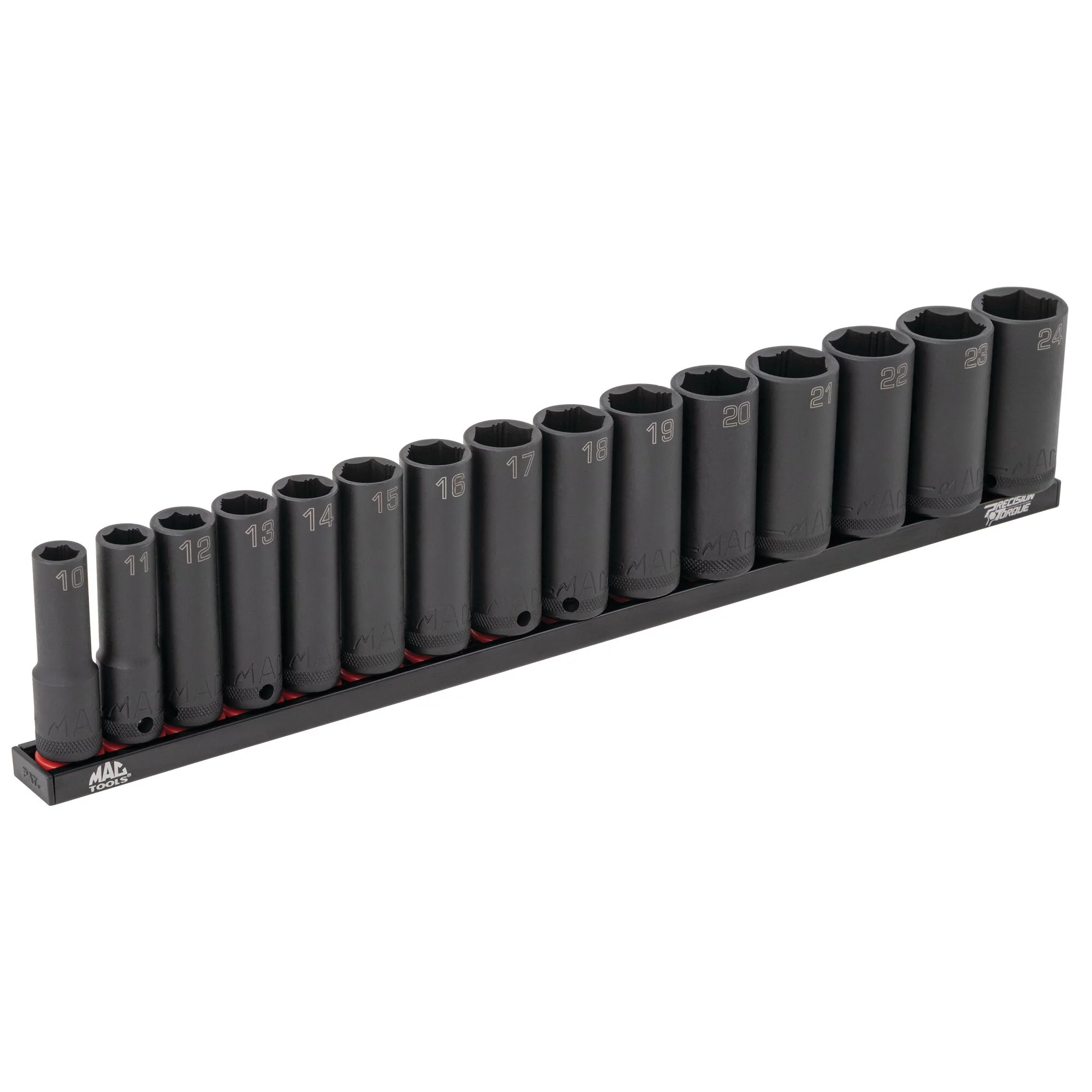 15-PC. 3/8" Drive Metric Deep Impact Socket Set - 6-PT. - Image 3