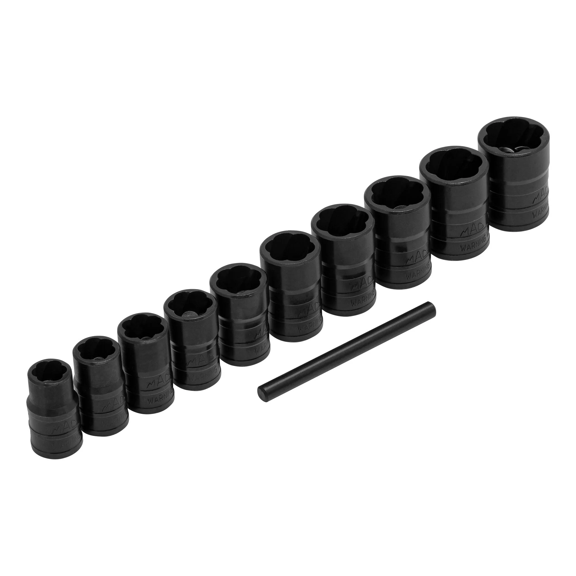 10-PC. 3/8" Drive Twist Socket Set - Image 2