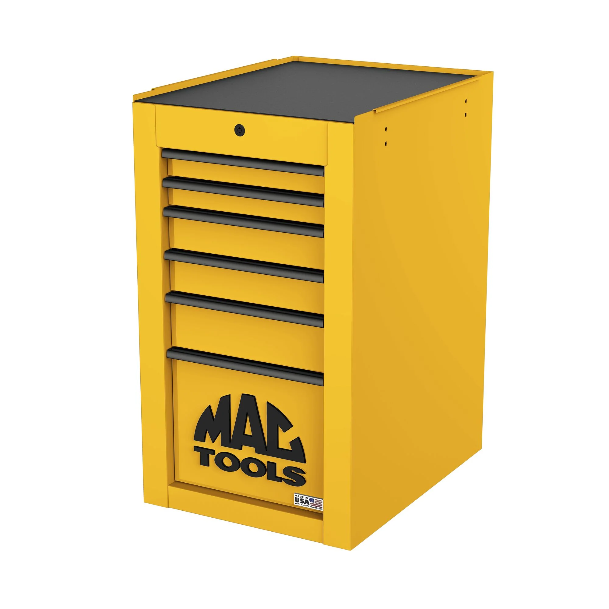 Tech™ Series 6-Drawer Side Cabinet with PowerTech™ Drawer - Sunburst Yellow - Image 2